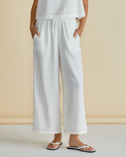 betty basics copacaba white wide leg pant by betty basics at loloma living in tamborine mountain