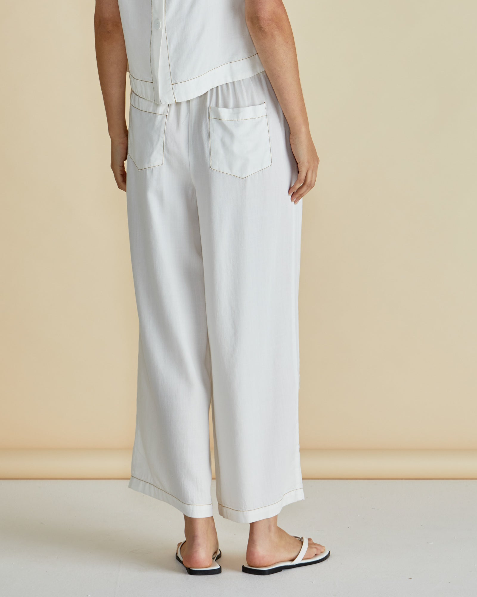 betty basics loloma living copacaba white wide leg pant by betty basics at loloma living in tamborine mountain