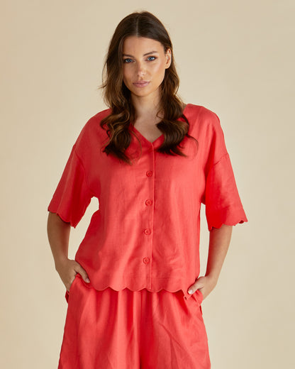 Shop the Scarlett Shirt from betty basics at Loloma Living Tamborine Mountain plus sizes available