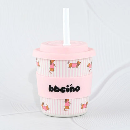 BBcino Reusable Cup: Midi DASH PINK (240mL)