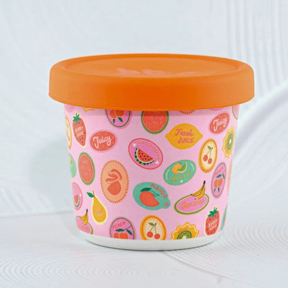 BBcino Reusable Snack Pot: Fresh Picks Fruit