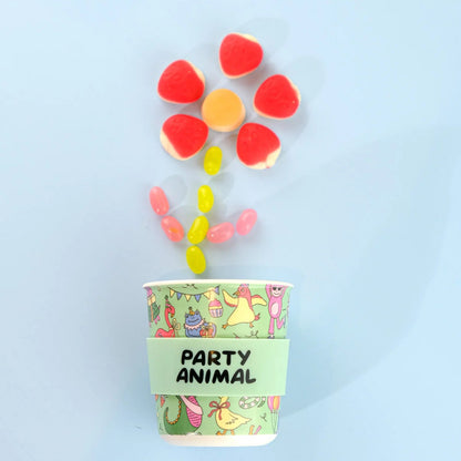 BBcino Reusable Cup: Midi PARTY ANIMAL (240mL)