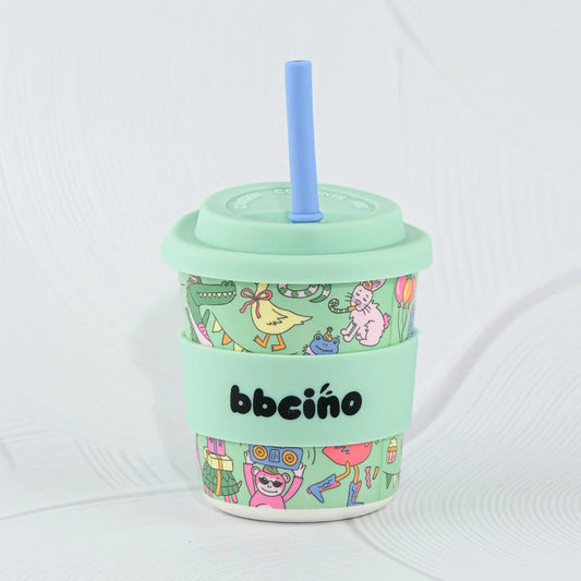 BBcino Reusable Cup: Midi PARTY ANIMAL (240mL)