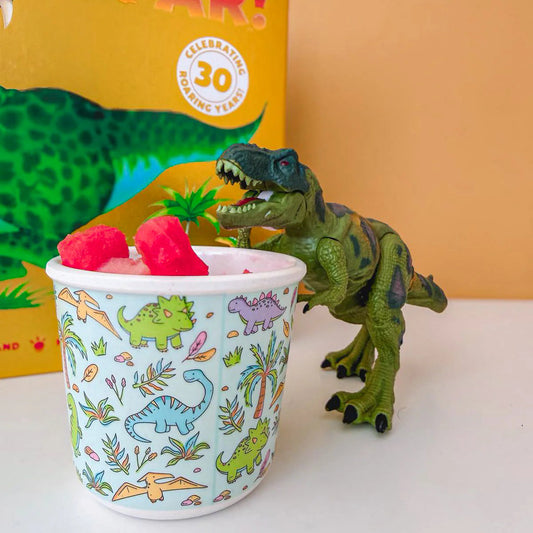 BBcino Reusable Snack Pot: Snack-a-Saurus Dino