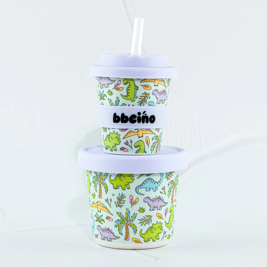 BBcino Reusable Snack Pot: Snack-a-Saurus Dino