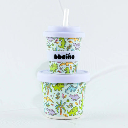 BBcino Reusable Snack Pot: Snack-a-Saurus Dino