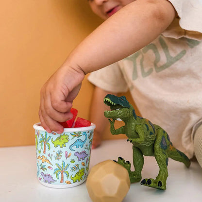 BBcino Reusable Snack Pot: Snack-a-Saurus Dino