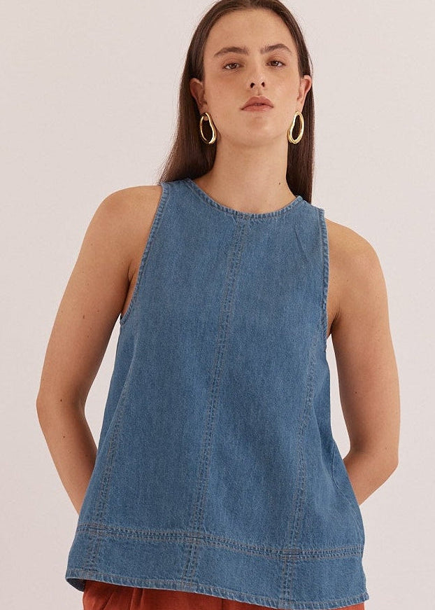 Loretta Denim Tunic by SASS