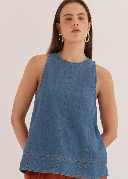 Loretta Denim Tunic by SASS