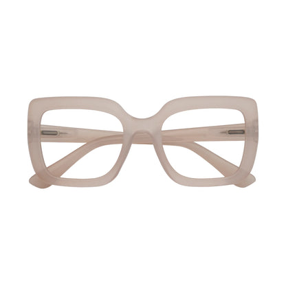 Aria Pink Anti Blue Light Reading Glasses by Captivated Eyewear