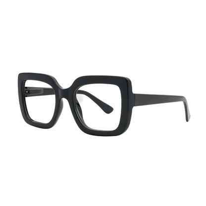 Aria Black Anti Blue Light Reading Glasses by Captivated Eyewear