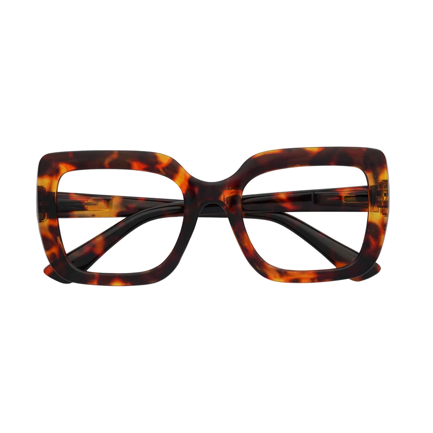 Aria Tortoise Anti Blue Light Reading Glasses by Captivated Eyewear