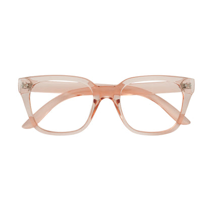 Kai Pink Anti Blue Light Reading Glasses by Captivated Eyewear