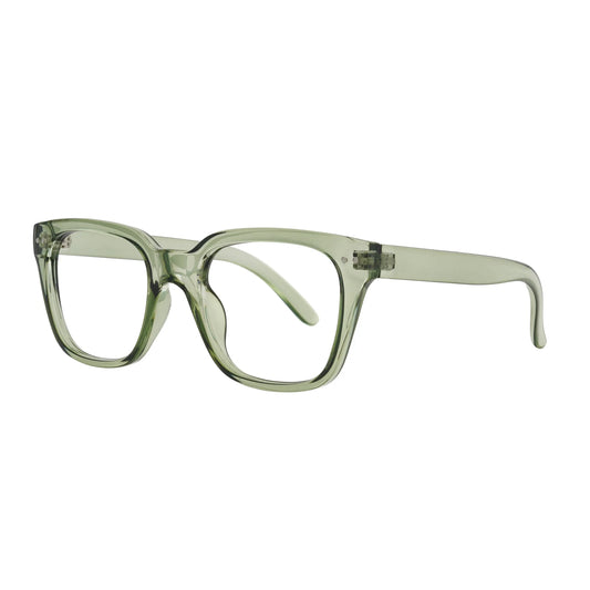 Kai Green Anti Blue Light Reading Glasses by Captivated Eyewear