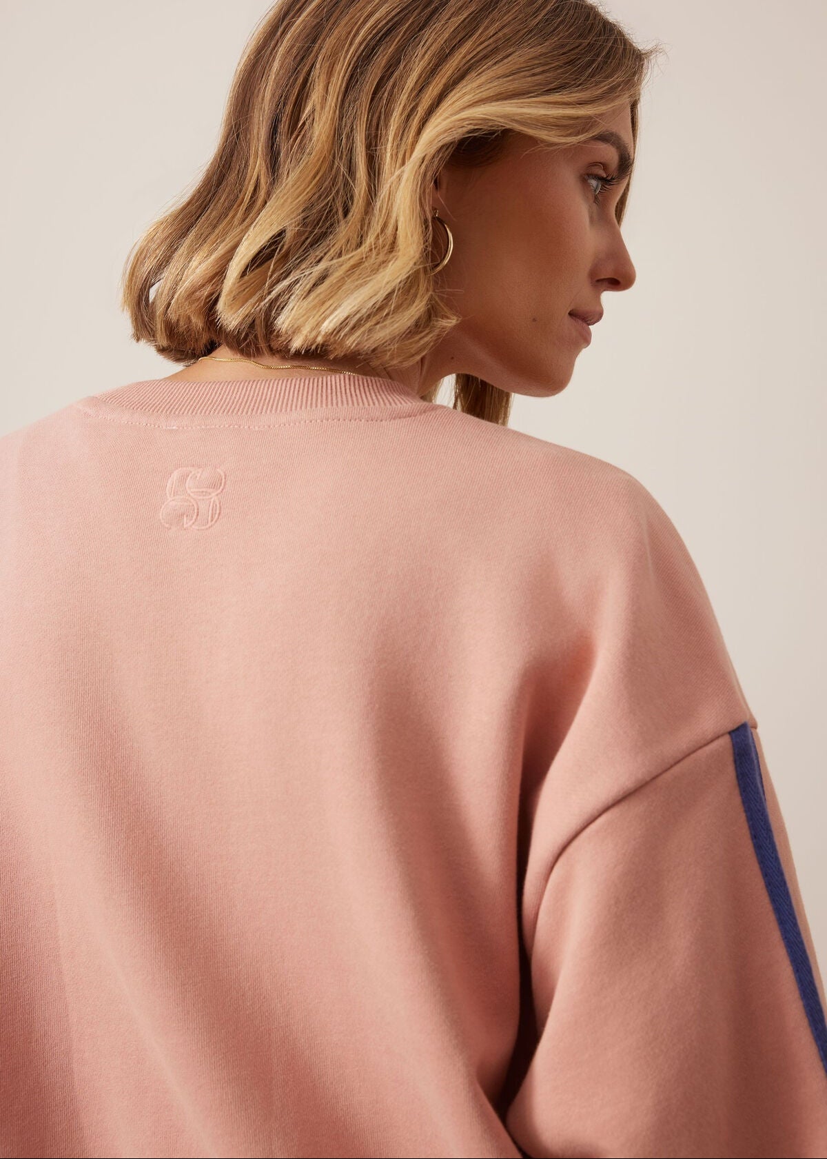 Sasha Sporty Slouchy Crew Pink Clay by Ceres Life
