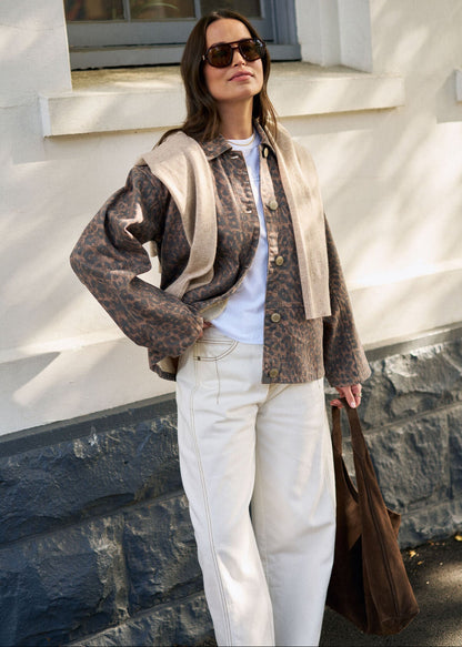 Ziggy Shacket in Leopard by Ceres Life