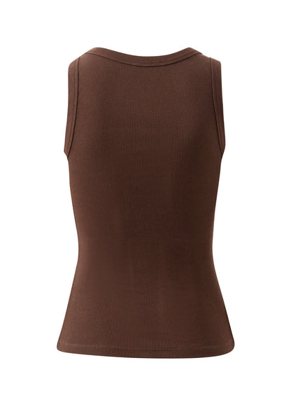 Zoe Tank in Chocolate by Ceres Life
