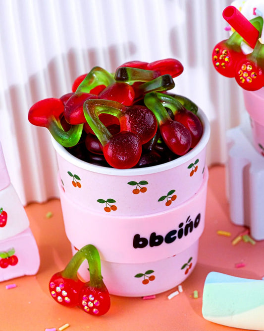 BBcino Reusable Cup: Midi CHERUB CHERRY (240mL)