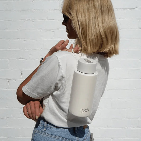 Frank Green Drink Bottle in Cloud 1L