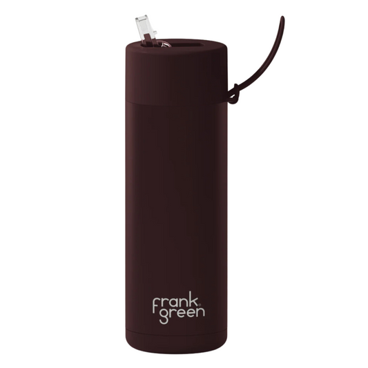 Frank Green Ceramic Reusable Bottle Chocolate 595ML