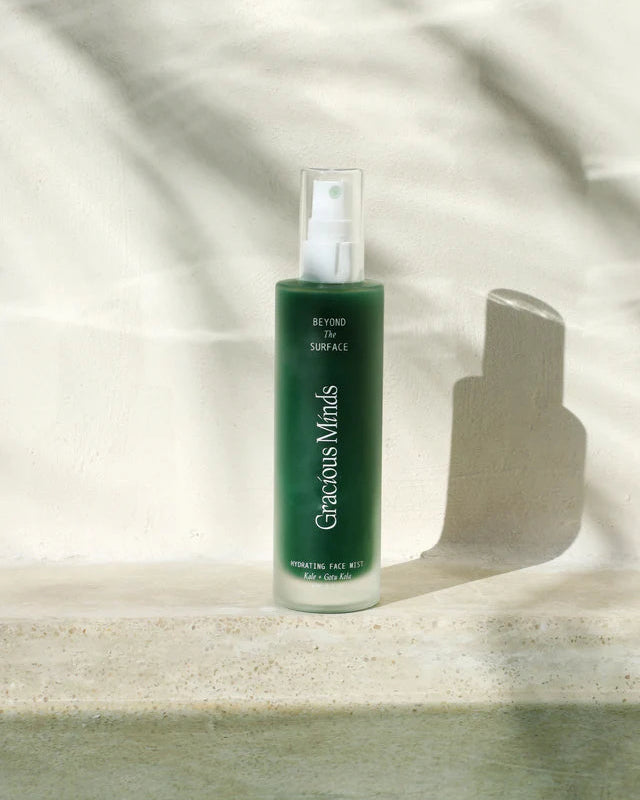 Beyond the Surface face mist by Gracious Minds skincare ritual refreshing hydration.
