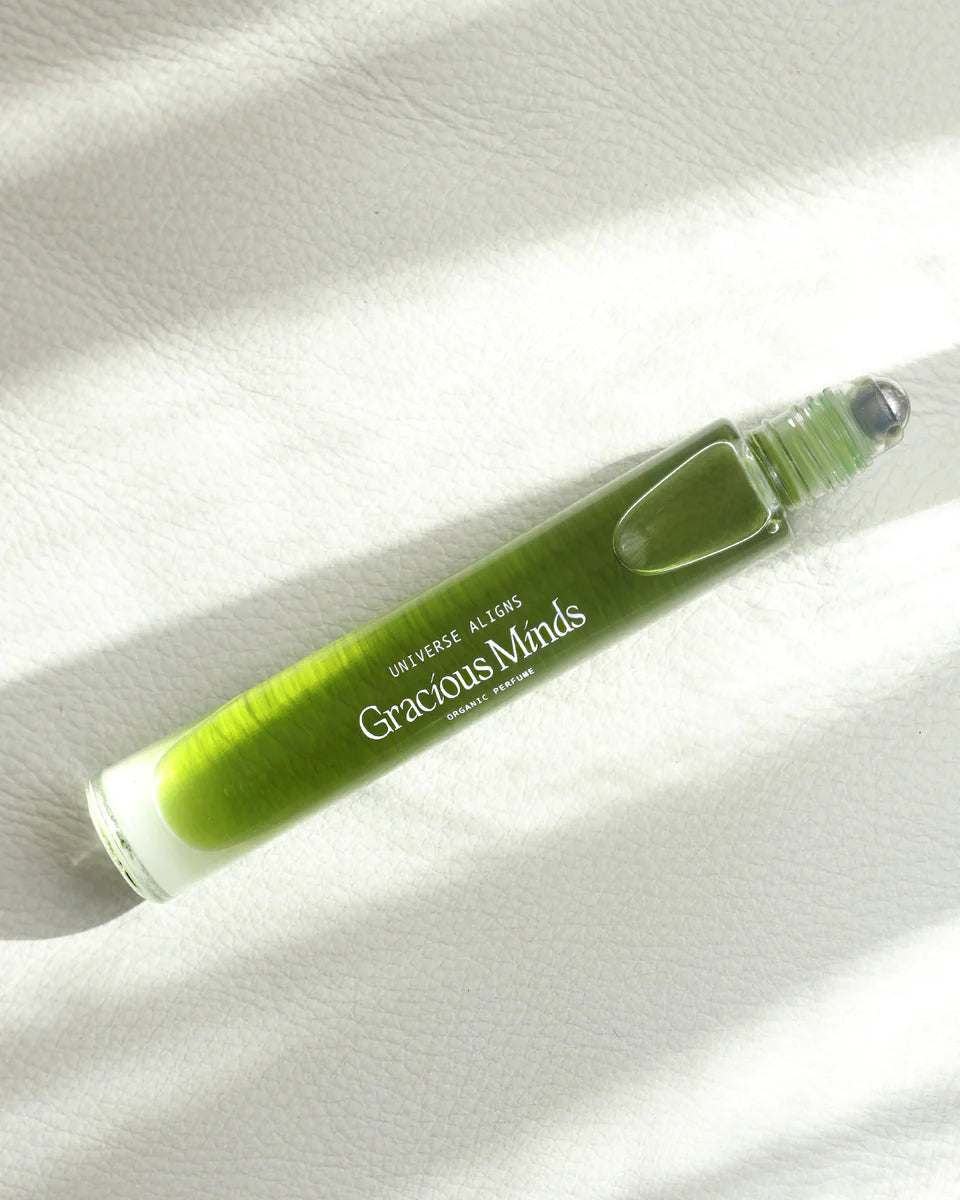 The Universe Aligns Organic Perfume by Gracious Minds natural grounding fragrance