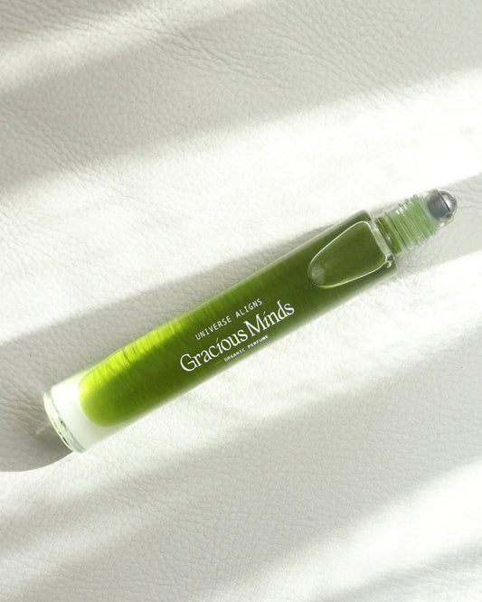 The Universe Aligns Organic Perfume by Gracious Minds natural grounding fragrance