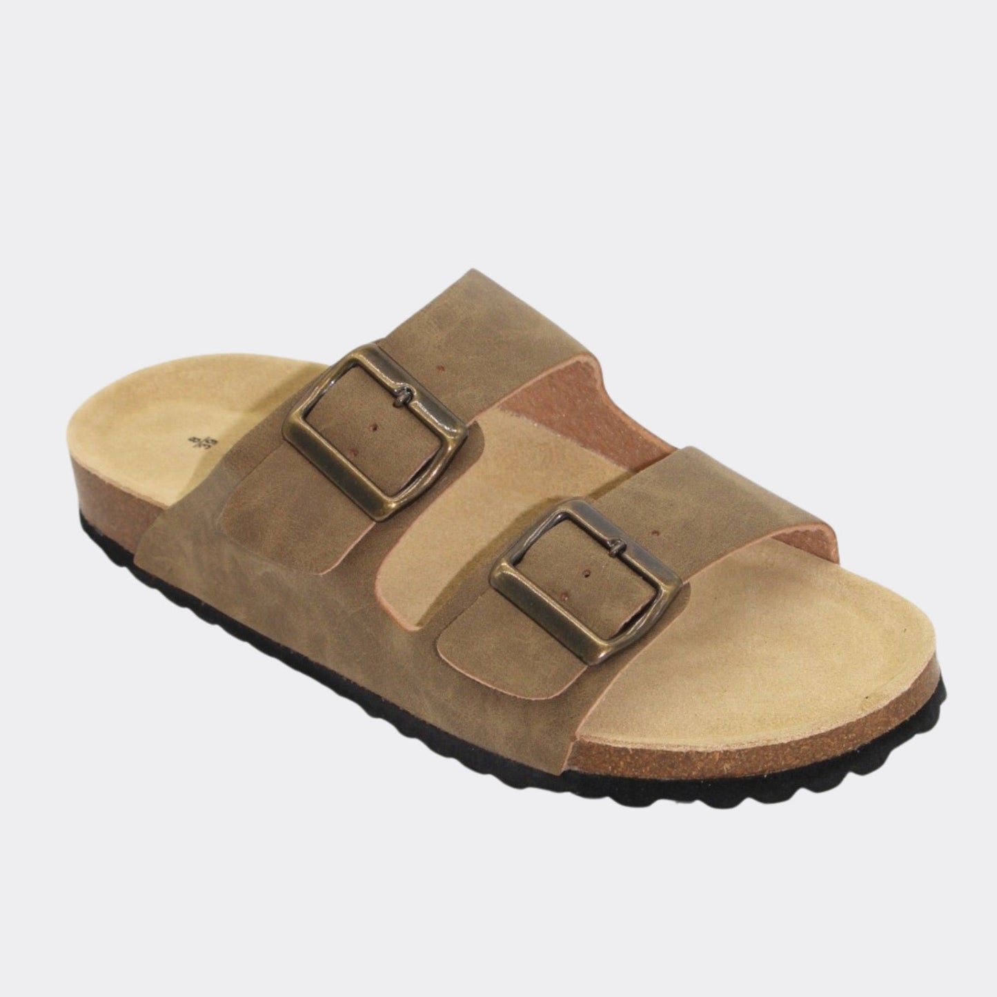 Ibiza Slides in Taupe
