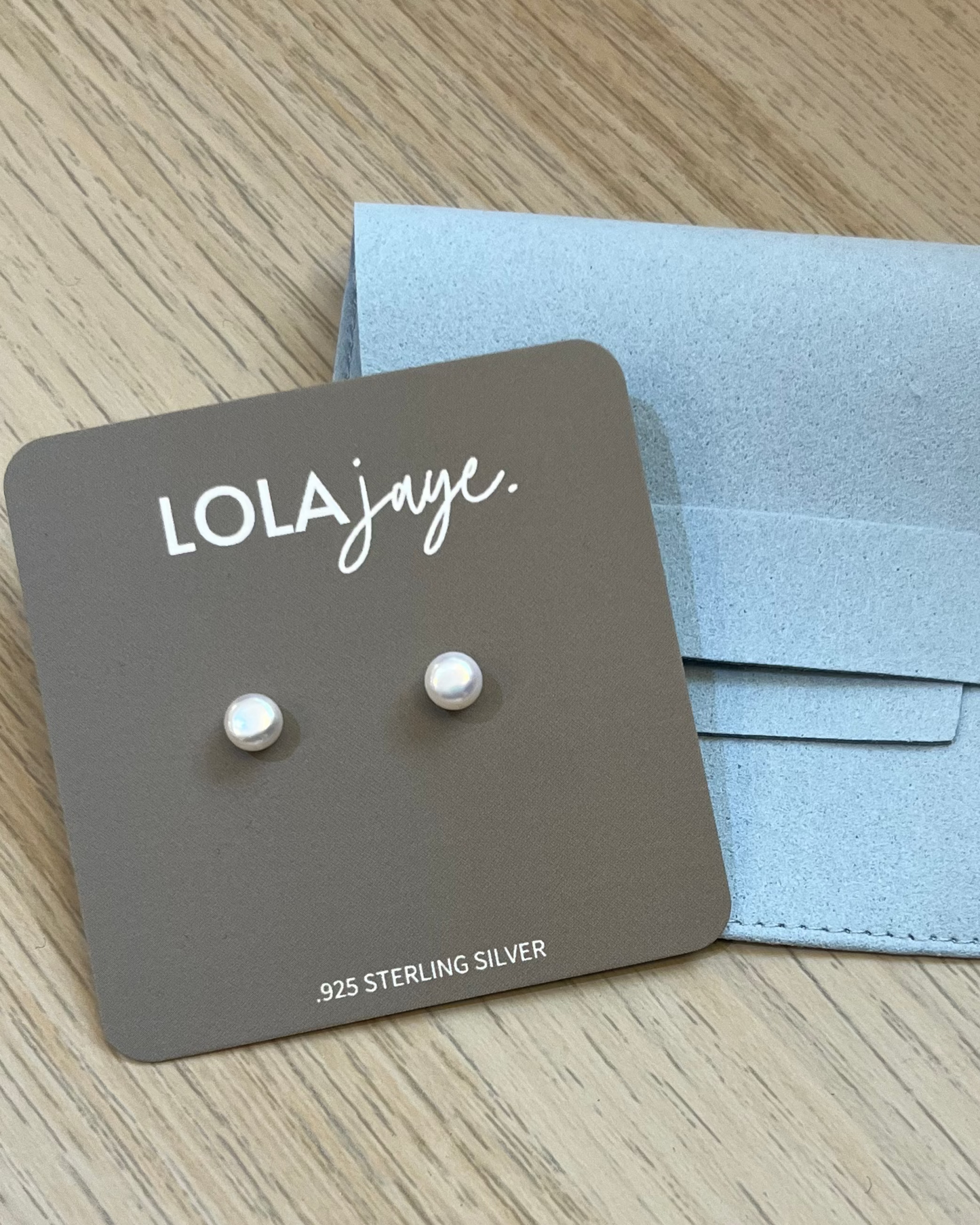 Freshwater Pearl Stud Small Sterling Silver