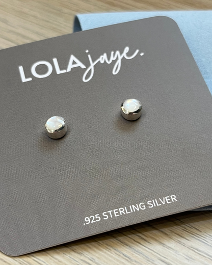 Mother of Pearl Stud Earrings