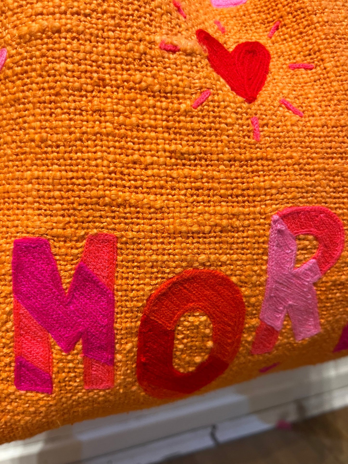 LOVE MORE Embroidered Tote Bag