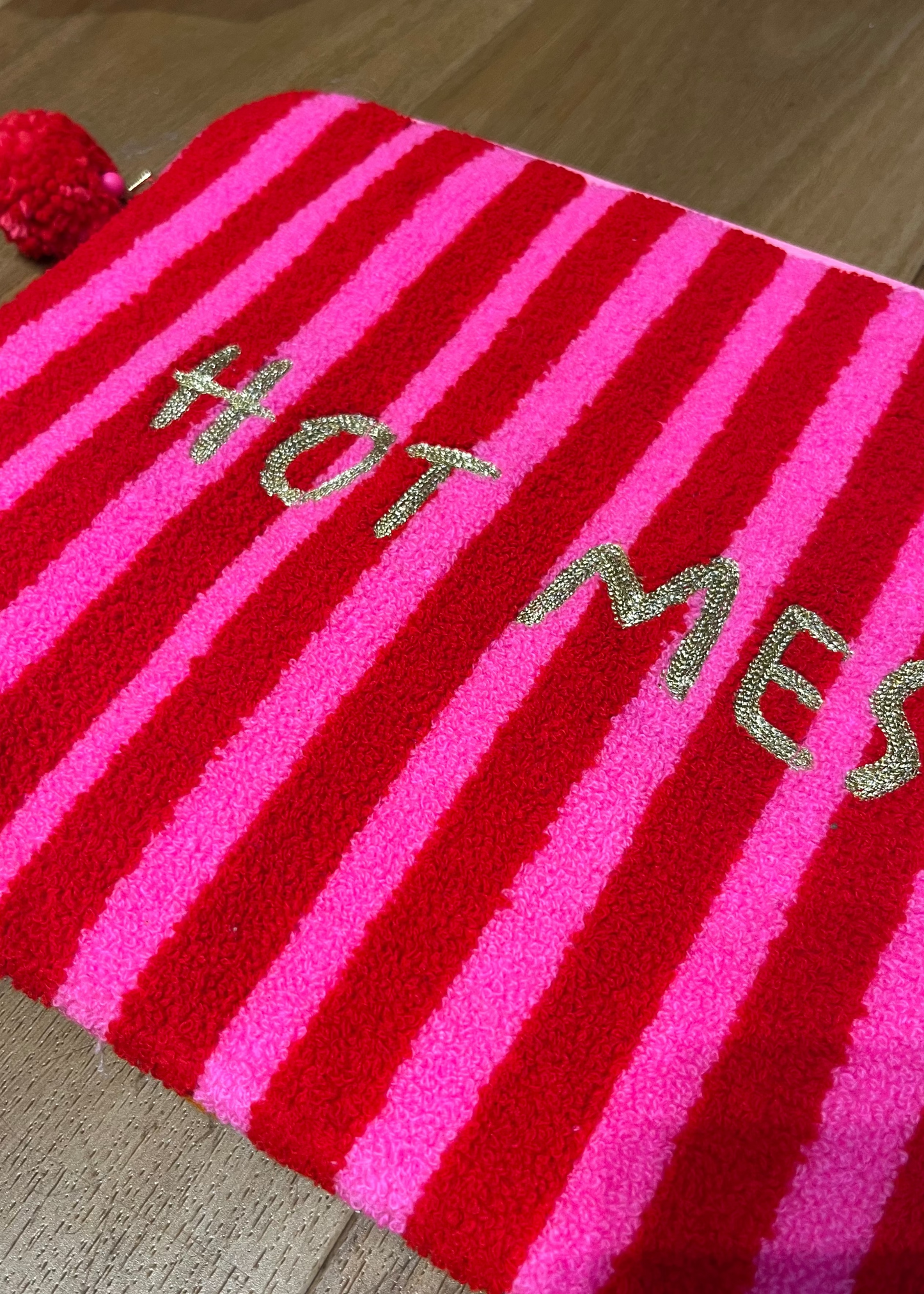 HOT MESS Embroidered Laptop Sleeve