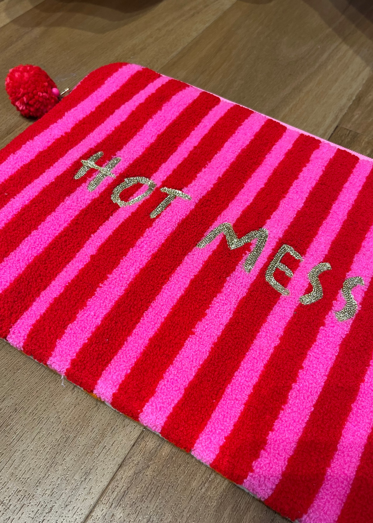 HOT MESS Embroidered Laptop Sleeve