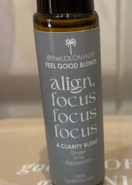 Feel Good 🌴🙏🏼 Blends FOCUS Essential Oil Roller 15ml