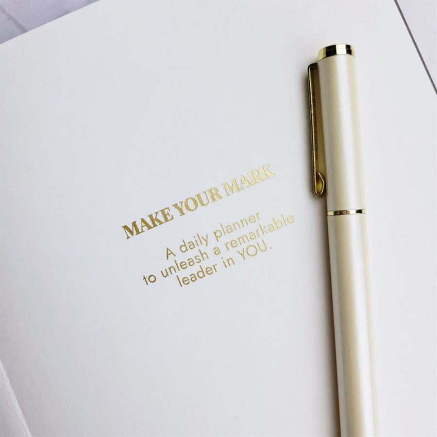 Day Organiser - Make Your Mark 'Set For Success' Daily Planner Journal Dark Teal