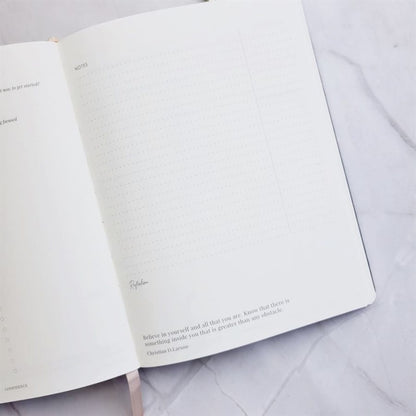 Day Organiser - Make Your Mark 'Set For Success' Daily Planner Journal Taupe
