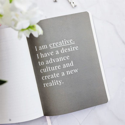 Day Organiser - Make Your Mark 'Set For Success' Daily Planner Journal Taupe