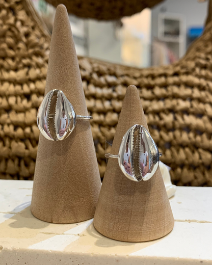 Tasmanian Cowrie Shell Ring Sterling Silver