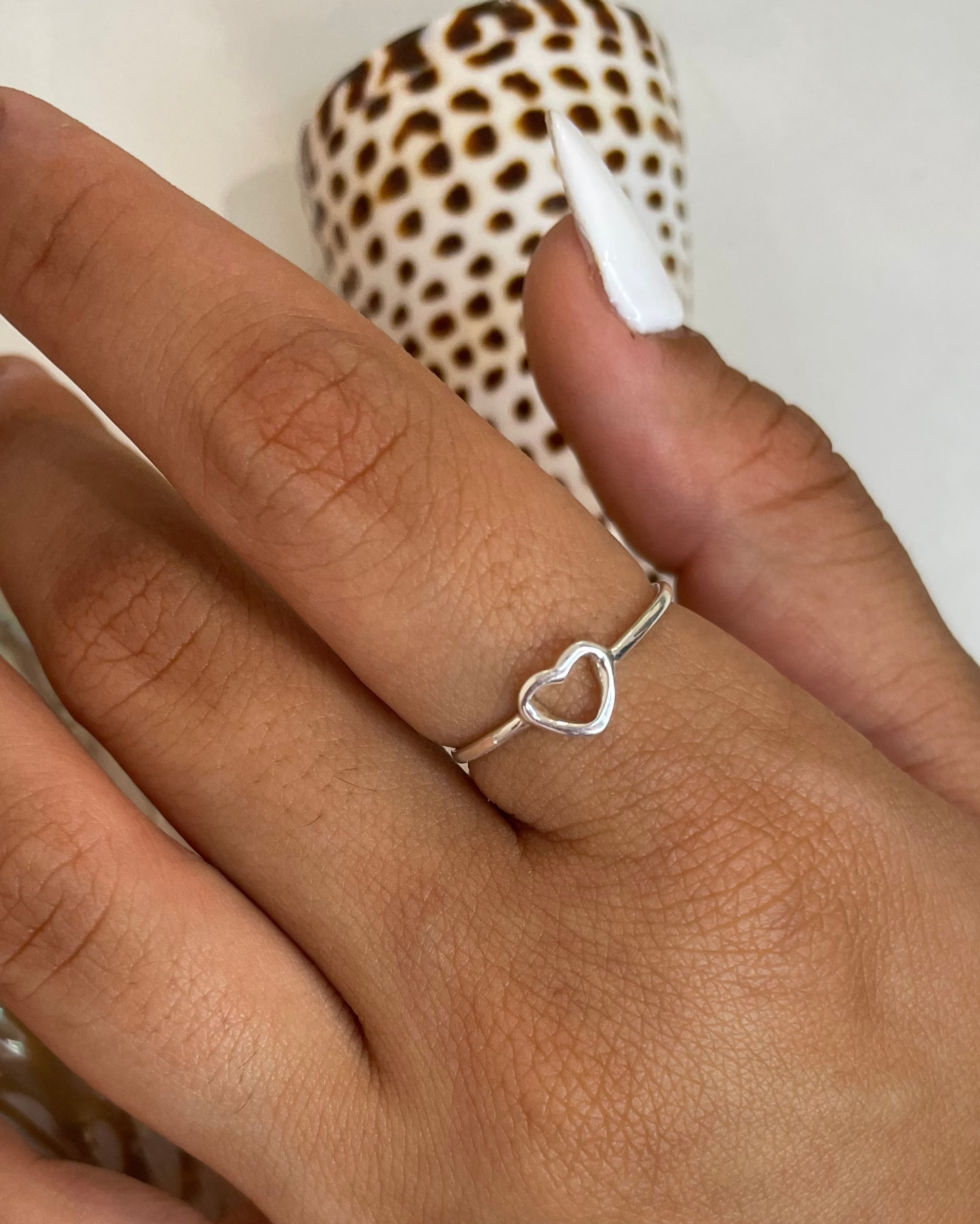 Pixie Petite Heart Ring Sterling Silver