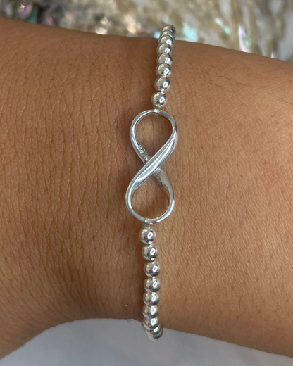 Infinity Beaded Stacking Bracelet