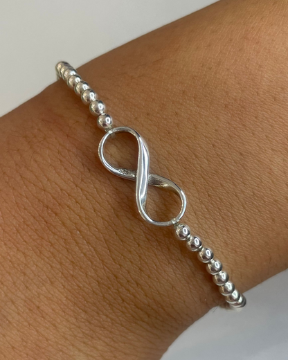 Infinity Beaded Stacking Bracelet