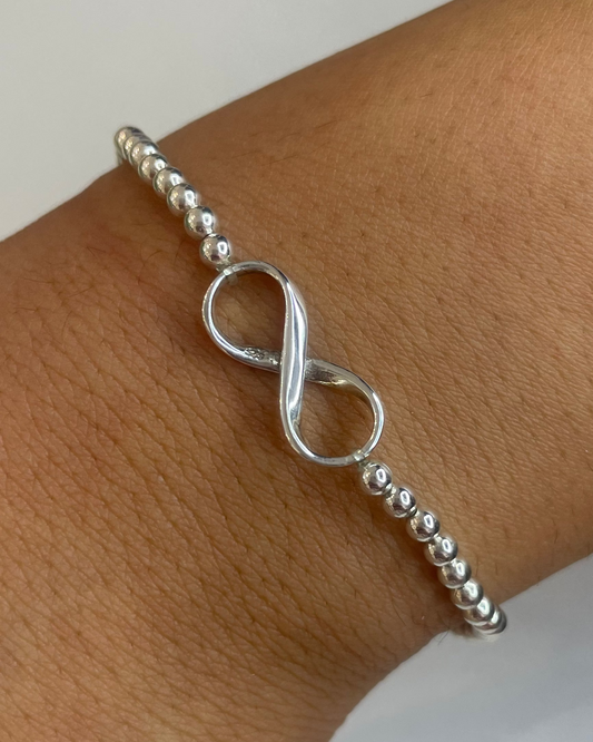 Infinity Beaded Stacking Bracelet