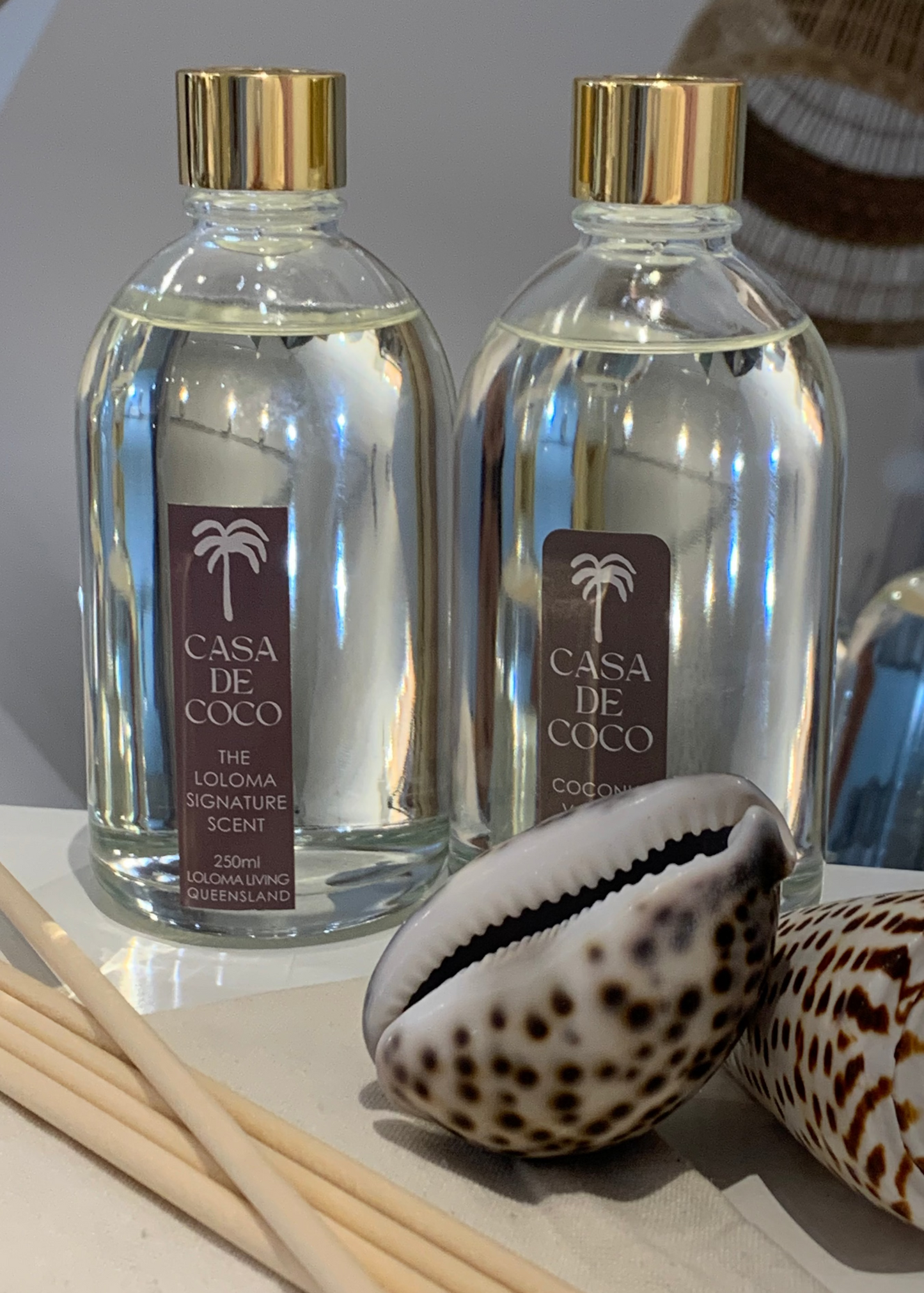 CASA DE COCO Fragrance Reed Diffuser - The Loloma Signature Scent