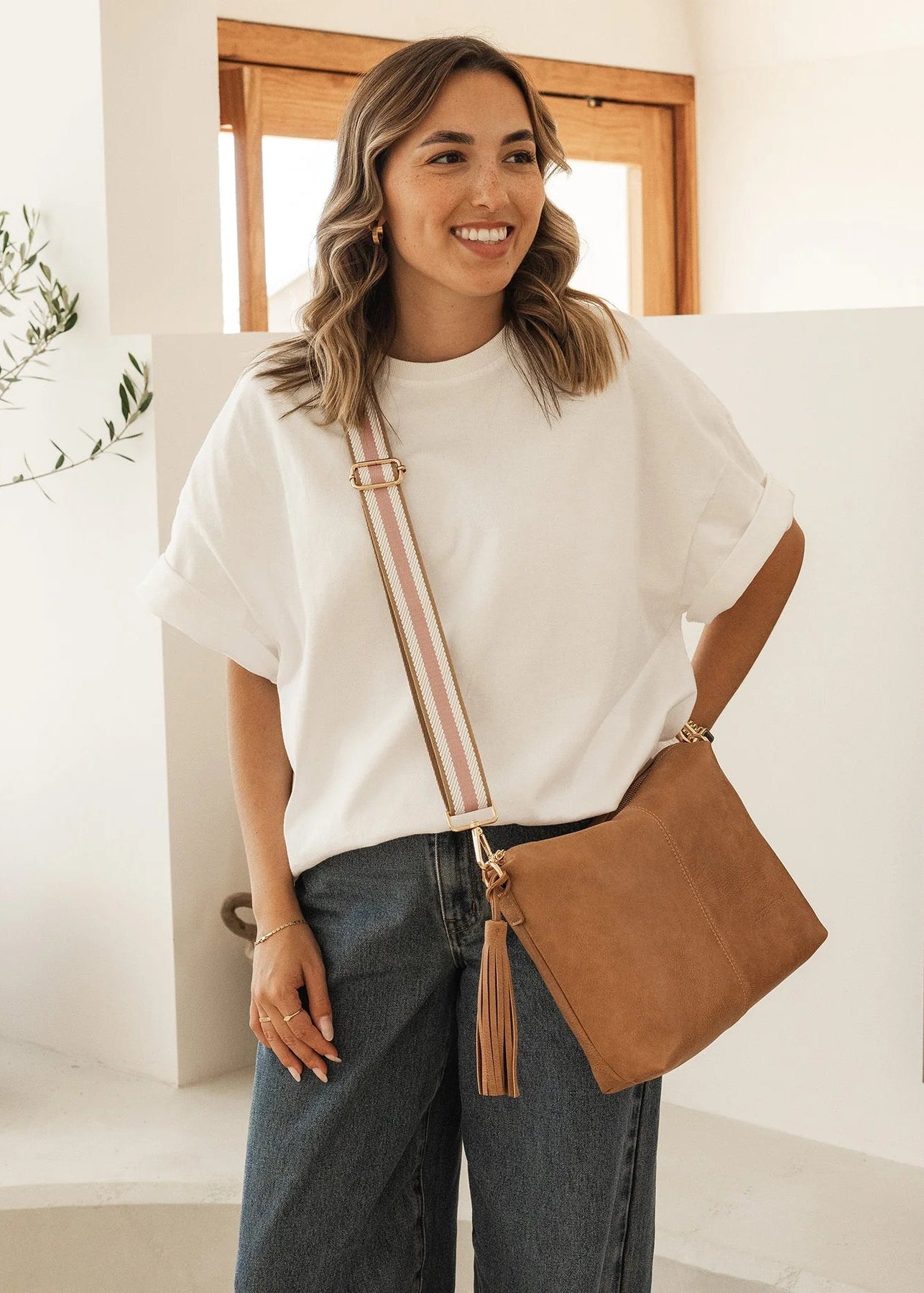 Daisy Crossbody Bag Camel
