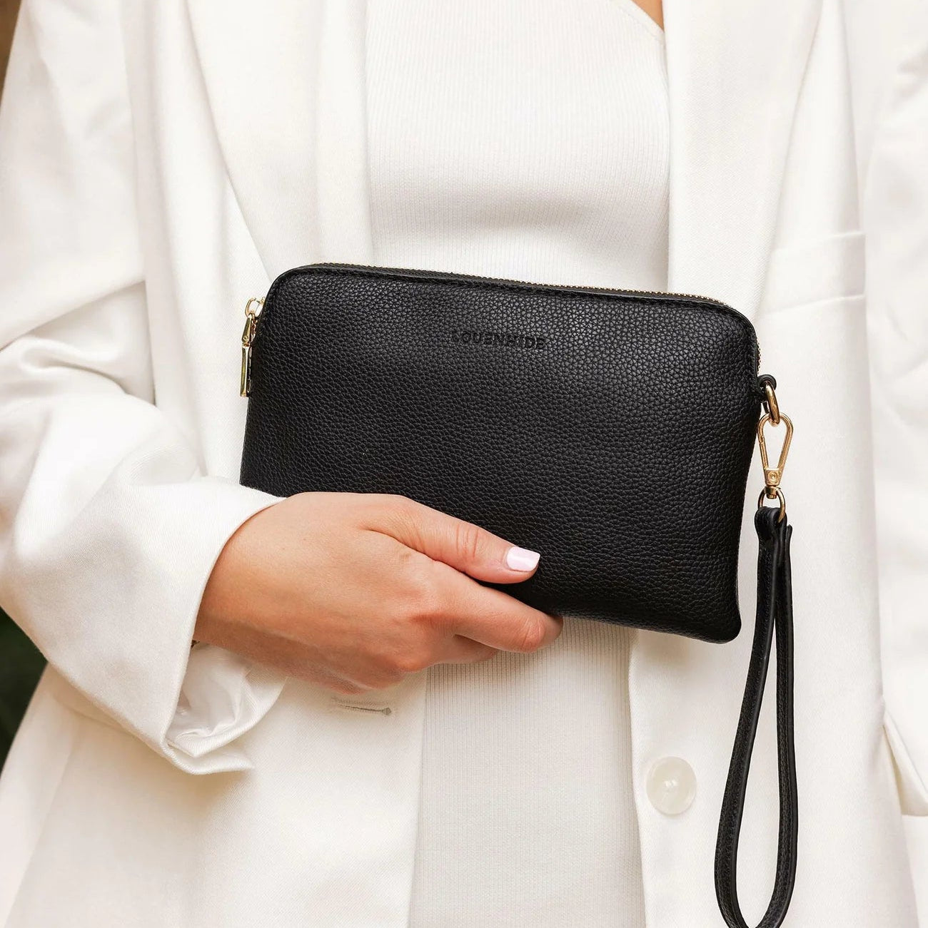 Poppy Clutch Purse Black