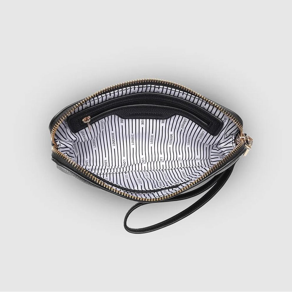 Poppy Clutch Purse Black