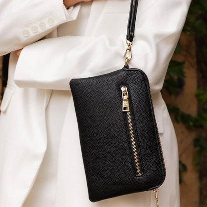 Poppy Clutch Purse Black