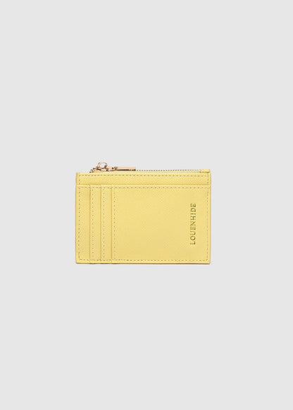 Cara Cardholder in Butter Yellow by Louenhide