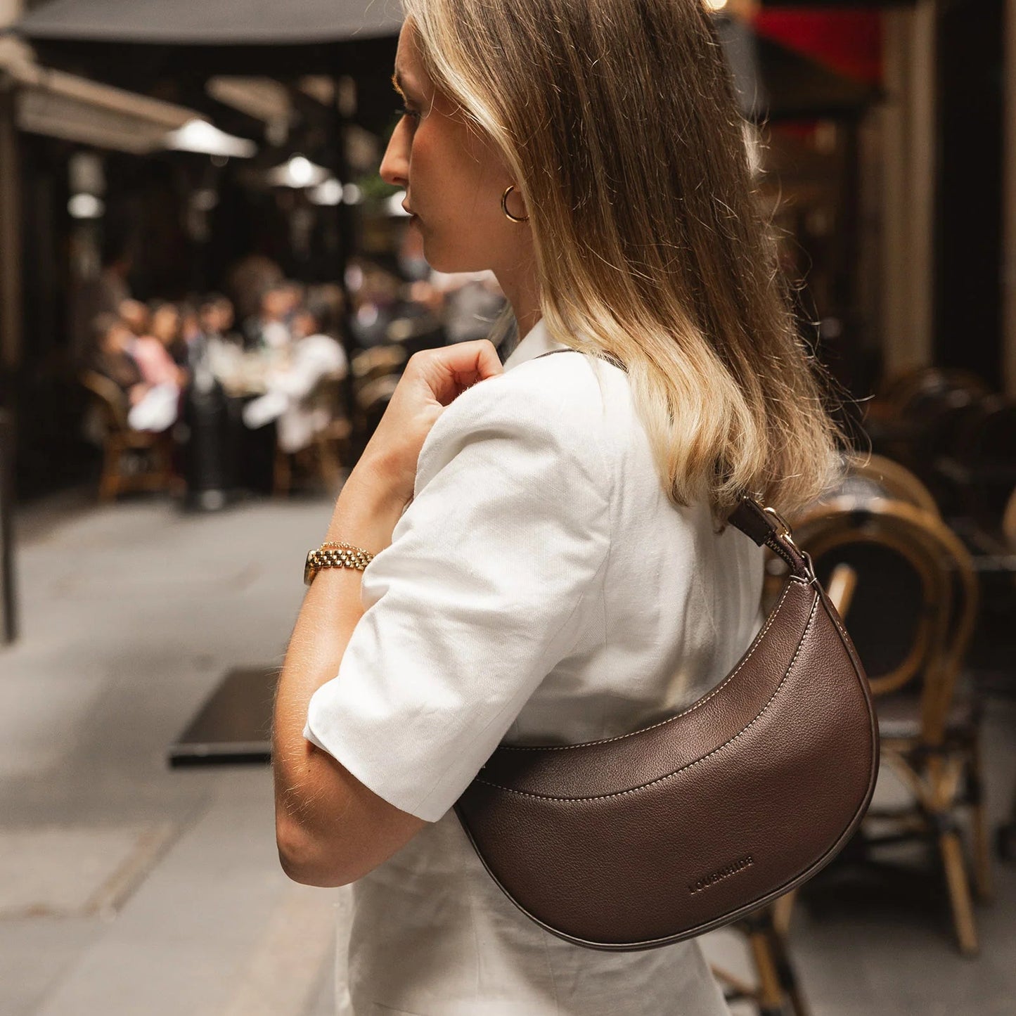 Claudia Shoulder Bag Chocolate
