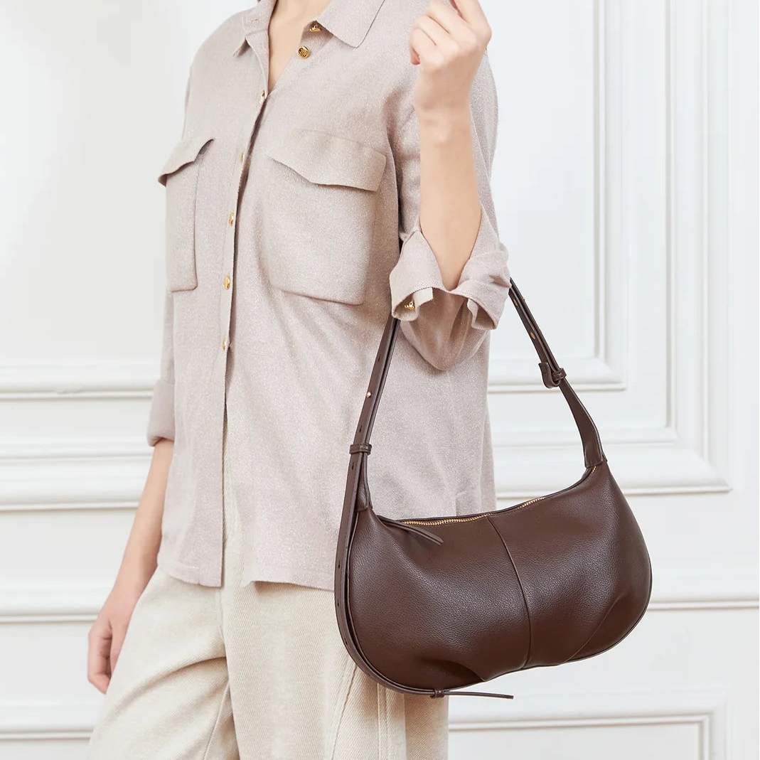 Olivia Shoulder Bag Chocolate